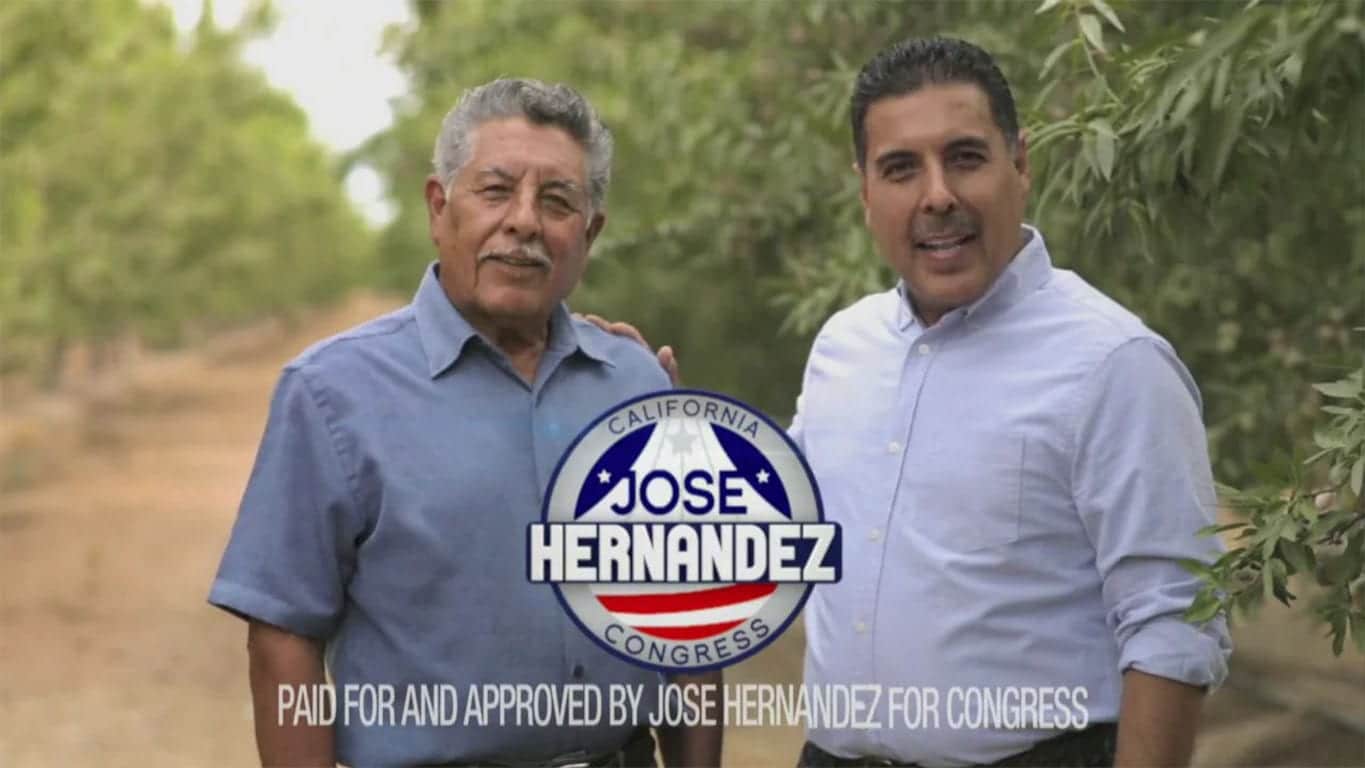 Congressional Candidate Jose Hernandez 76 Words