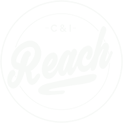 White CI Reach logo on a transparent background