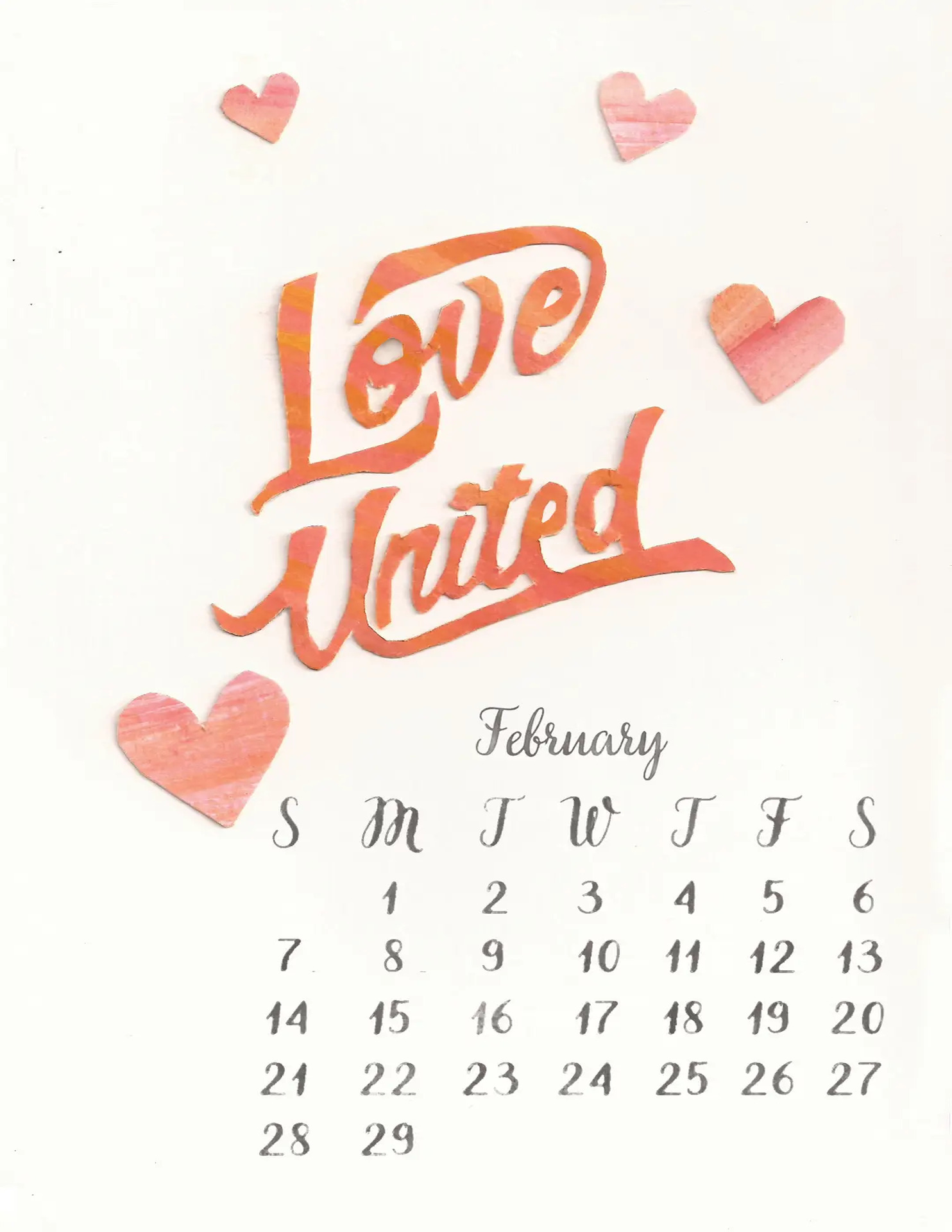 United Way 7 United Way Broward 2016 fundraising calendar page by C&I Studios