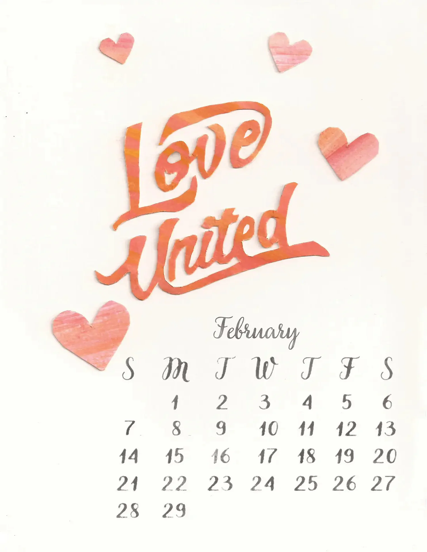 United Way 7 United Way Broward 2016 fundraising calendar page by C&I Studios