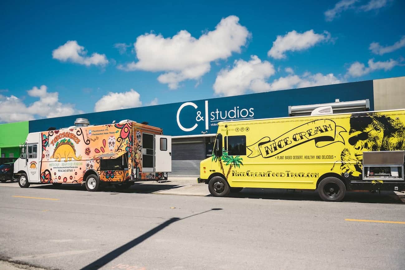 Food Truck Friday Food truck Friday event in front of C & I Studios.