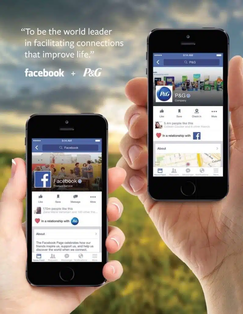 P&G 6 Procter and Gamble Facebook Ad
