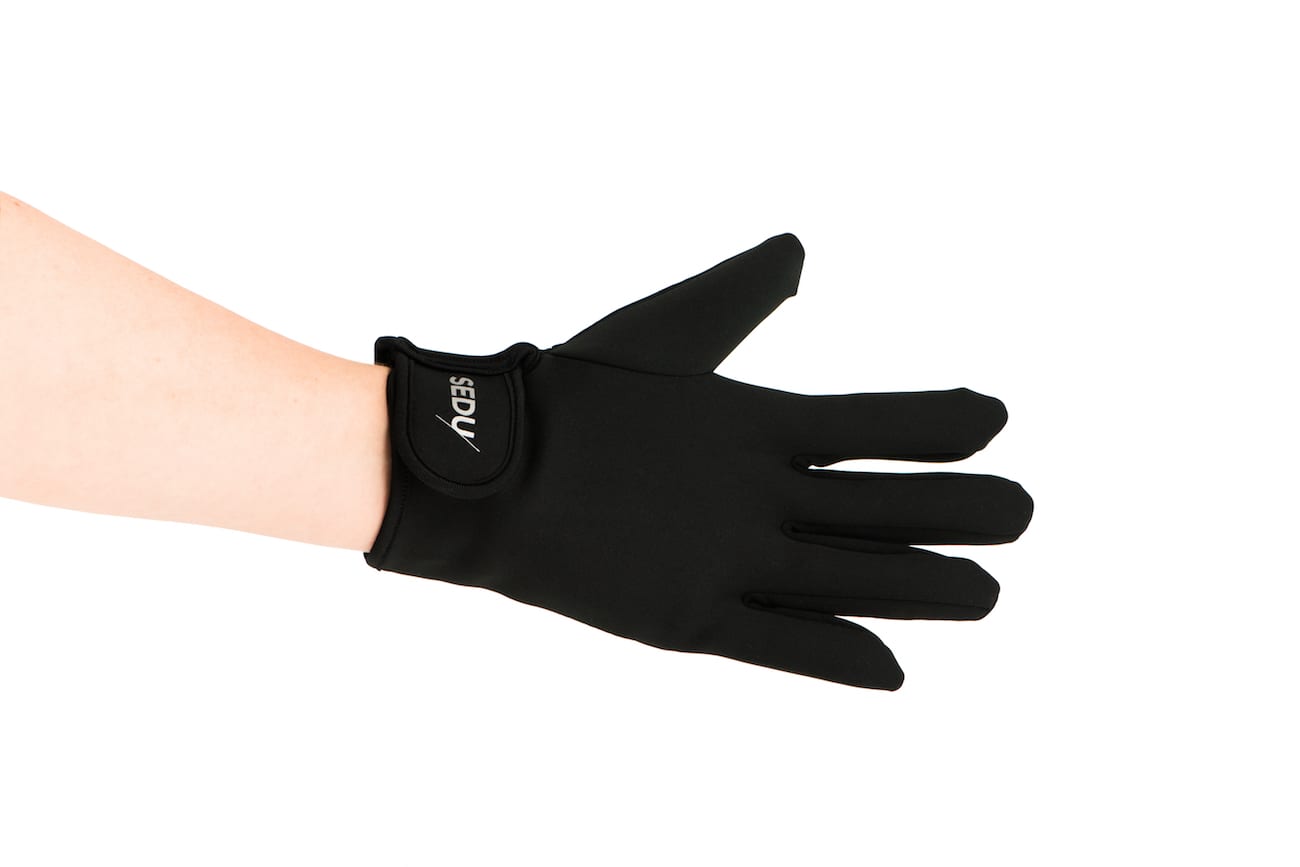 HauteHouse Brands Sedu brand of black hand glove