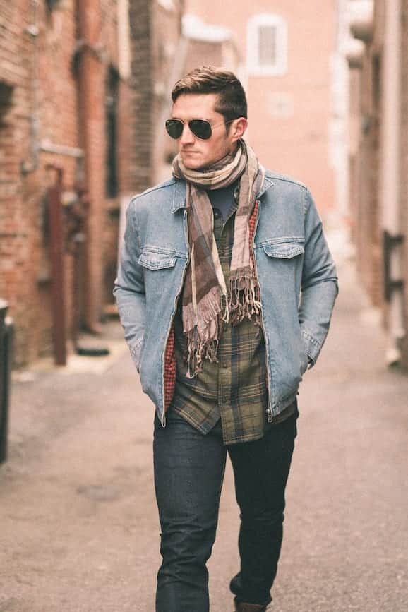 Man wearing shades posing for camera