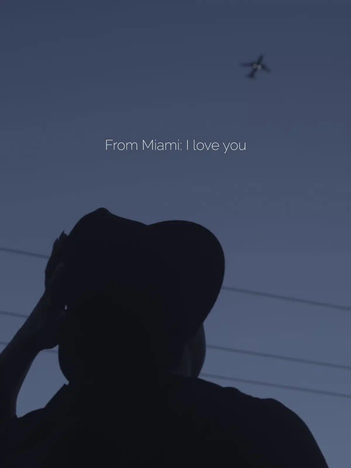 Feature Film Mastering of From Miami: I Love You, A C&I Studios Original Short Film Silhouette of woman with hat posing for camera. Tv production Film Production