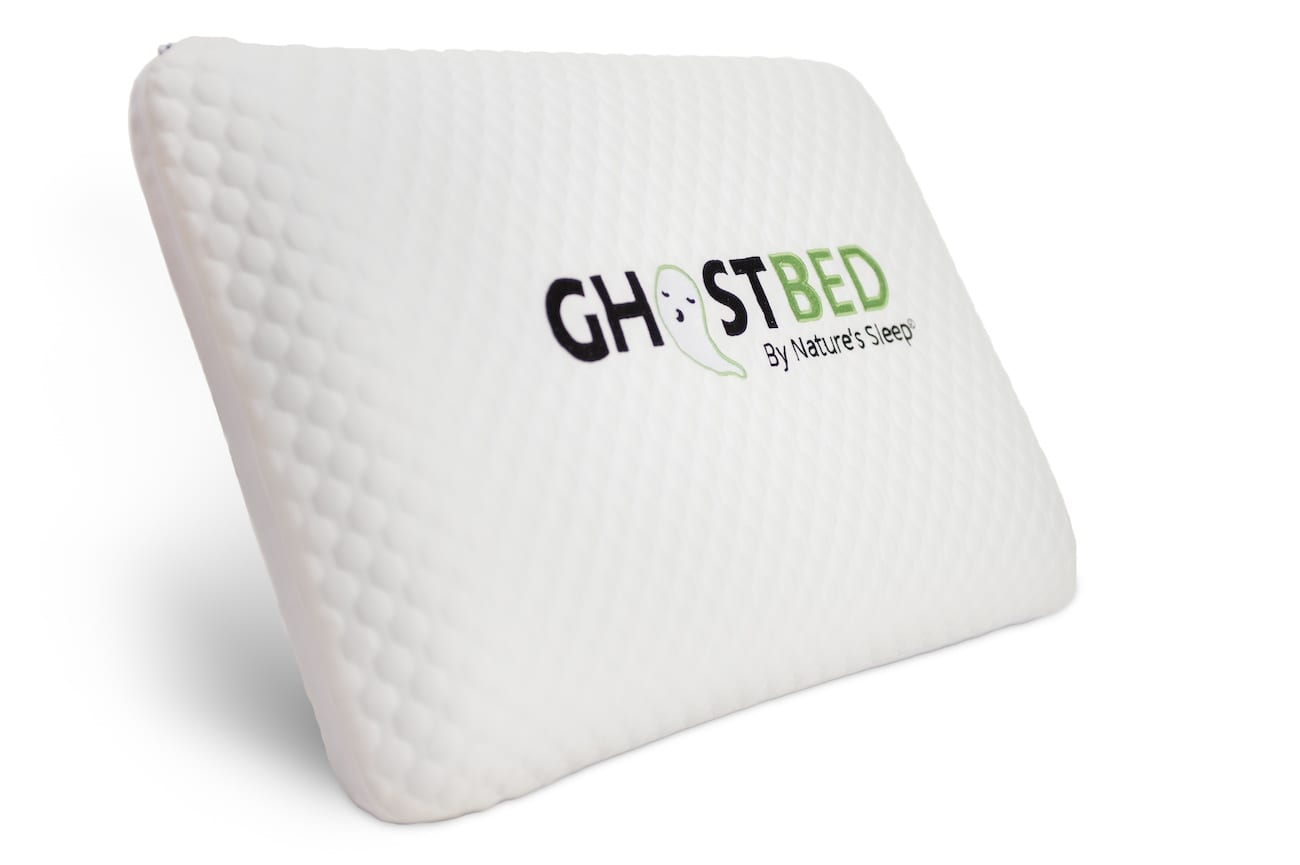 IU CI Studios Portfolio Viral Video Marketing by C&I studios Side view of GhostBed pillow