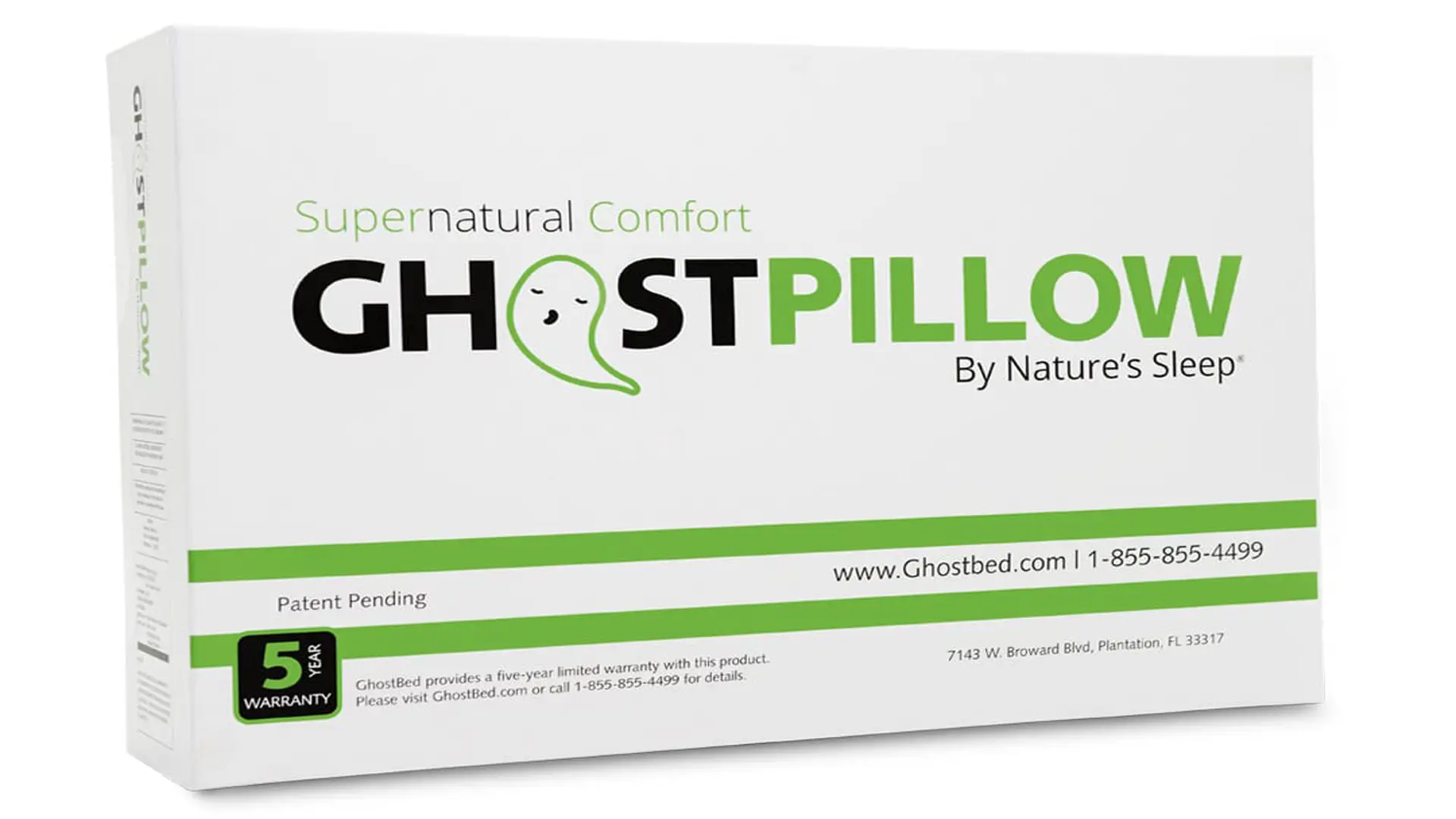 GhostBed By Nature's Sleep 68 Ghostbed GhostPillow box