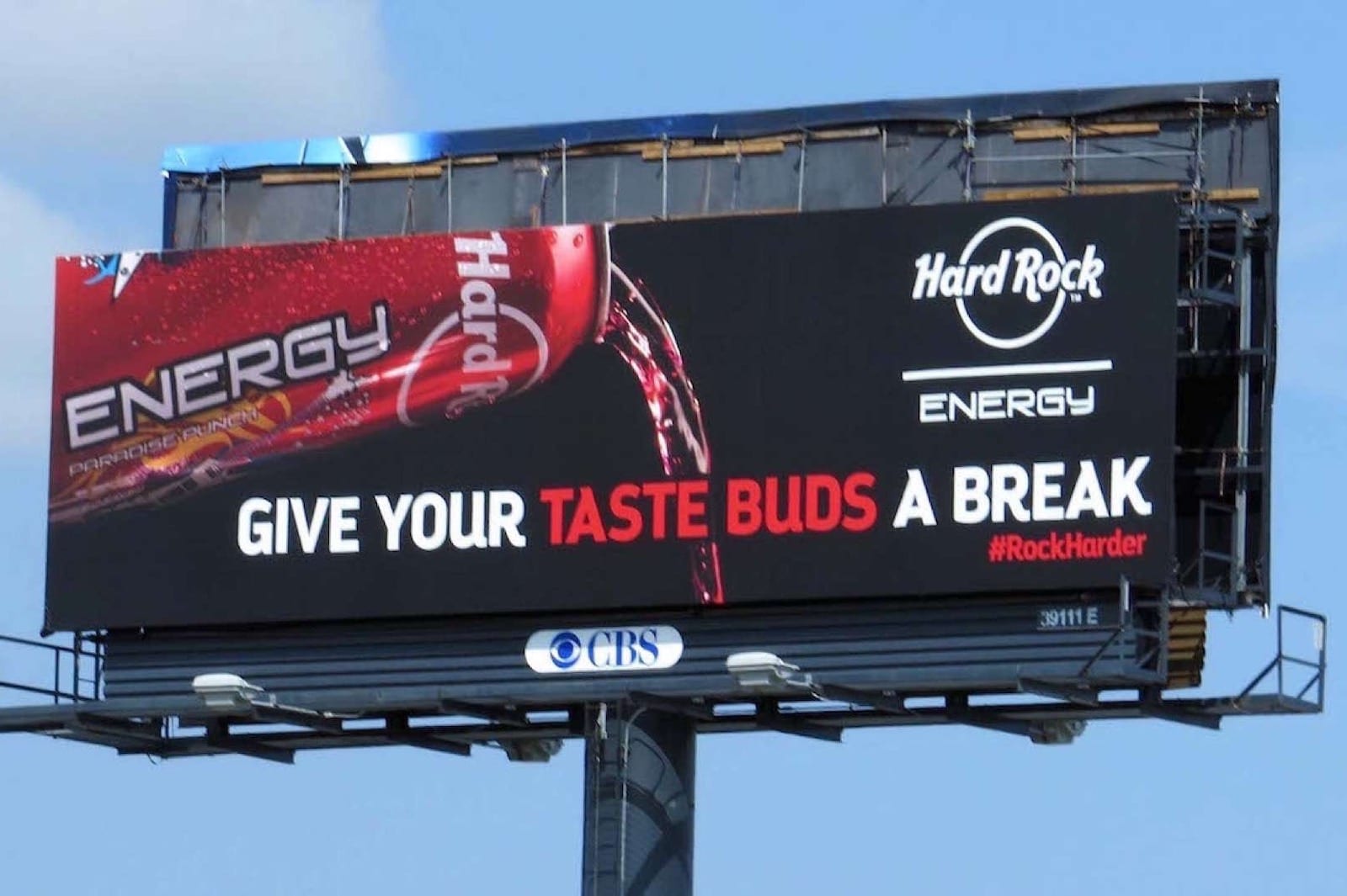 Hard Rock Energy, Marketing by C&I Studios Hard Rock Energy Billboard 2