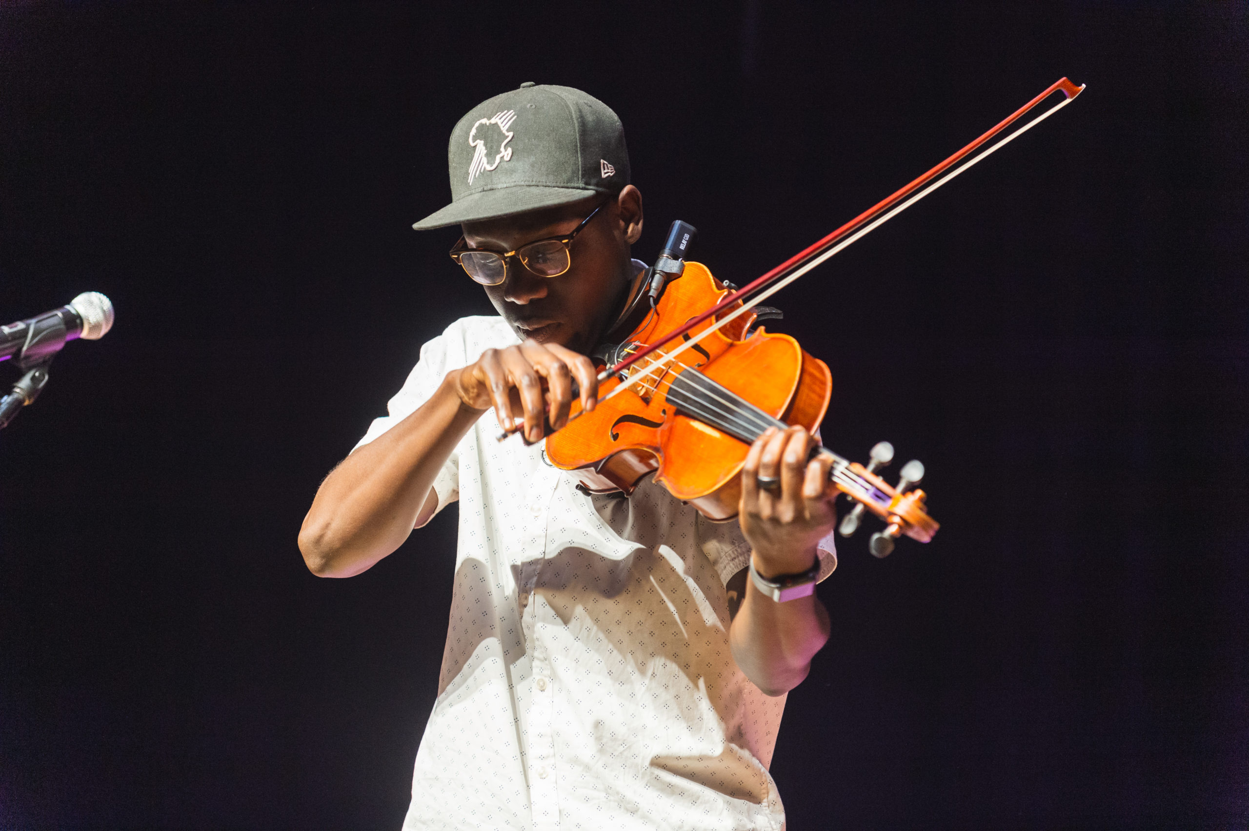 IU C&I Studios Portfolio The Kennedy Center African American man playing a violin