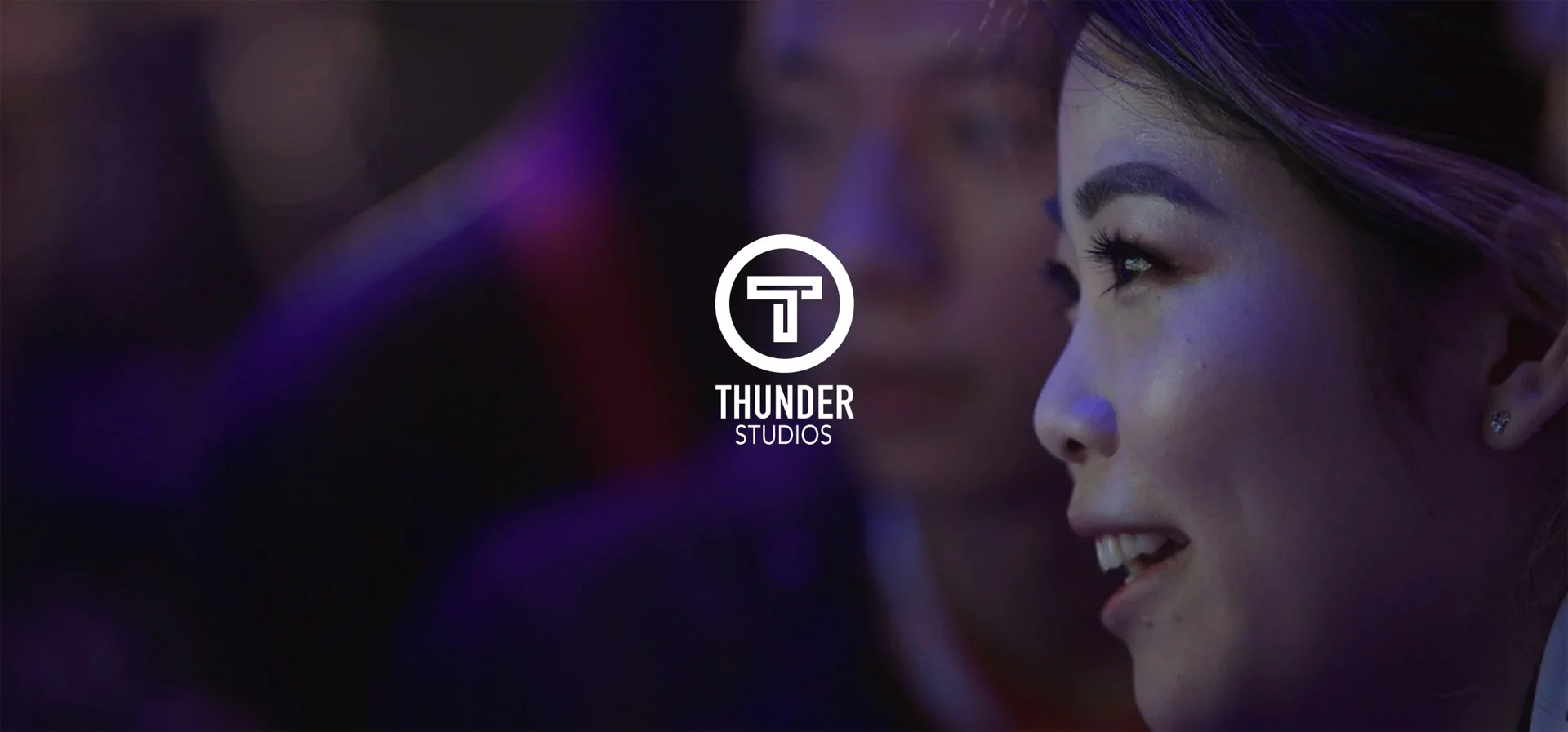 IU C&I Studios Page White Thunder Studios logo with oriental woman in background