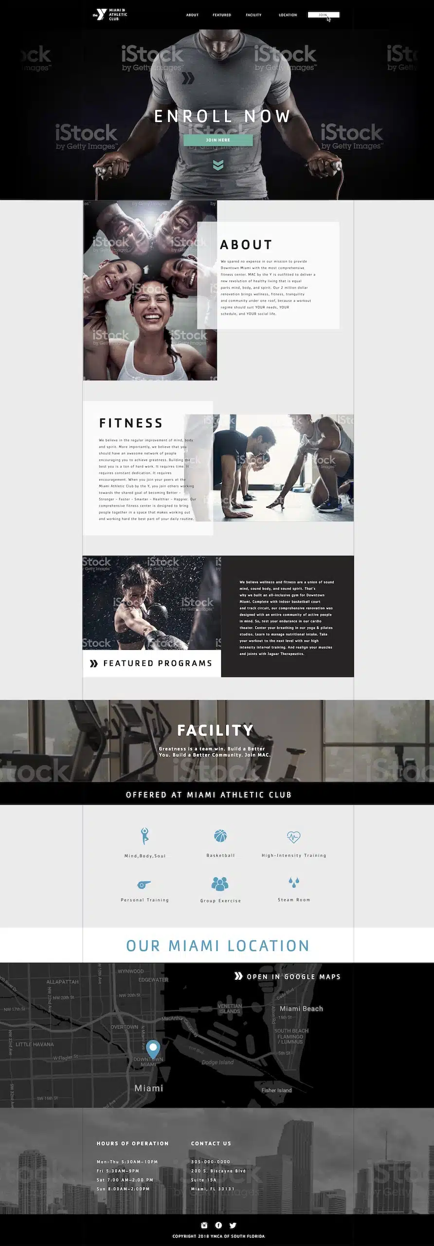 The YMCA 24 The YMCA of South Florida MacMac home page screenshot