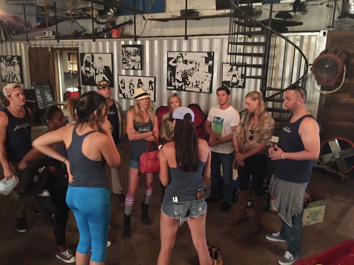 Group of people talking