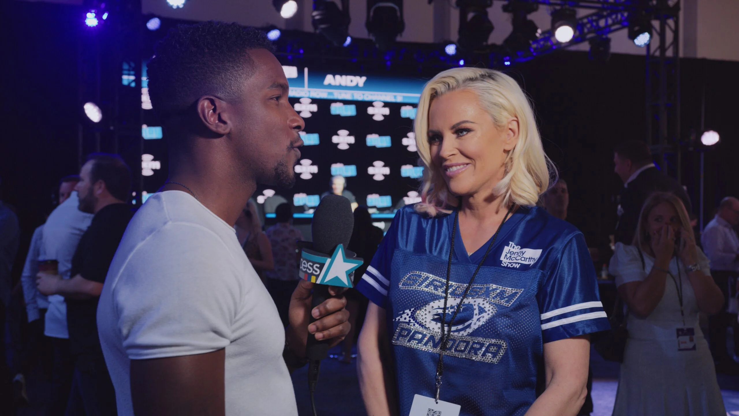 SiriusXM Super Bowl event photography on set by C and I Studios