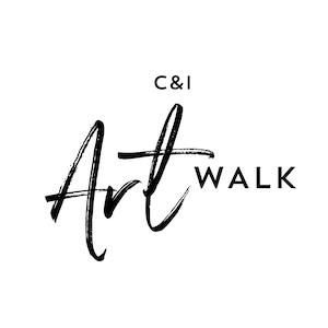 IU C&I Studios Post Black and white C&I Artwalk logo