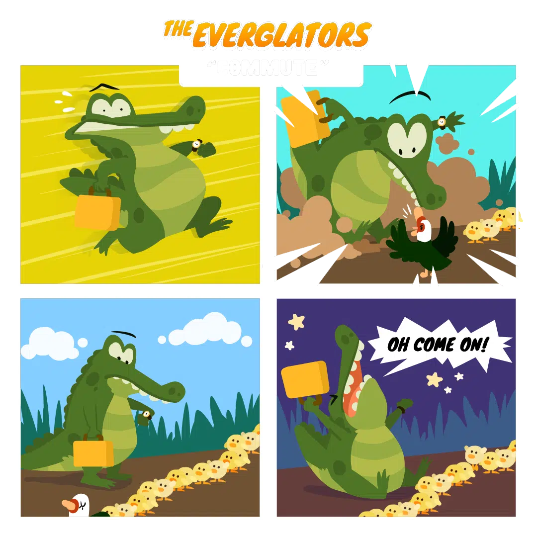 Everglades Holiday Park 34 The Everglators Commute Comic
