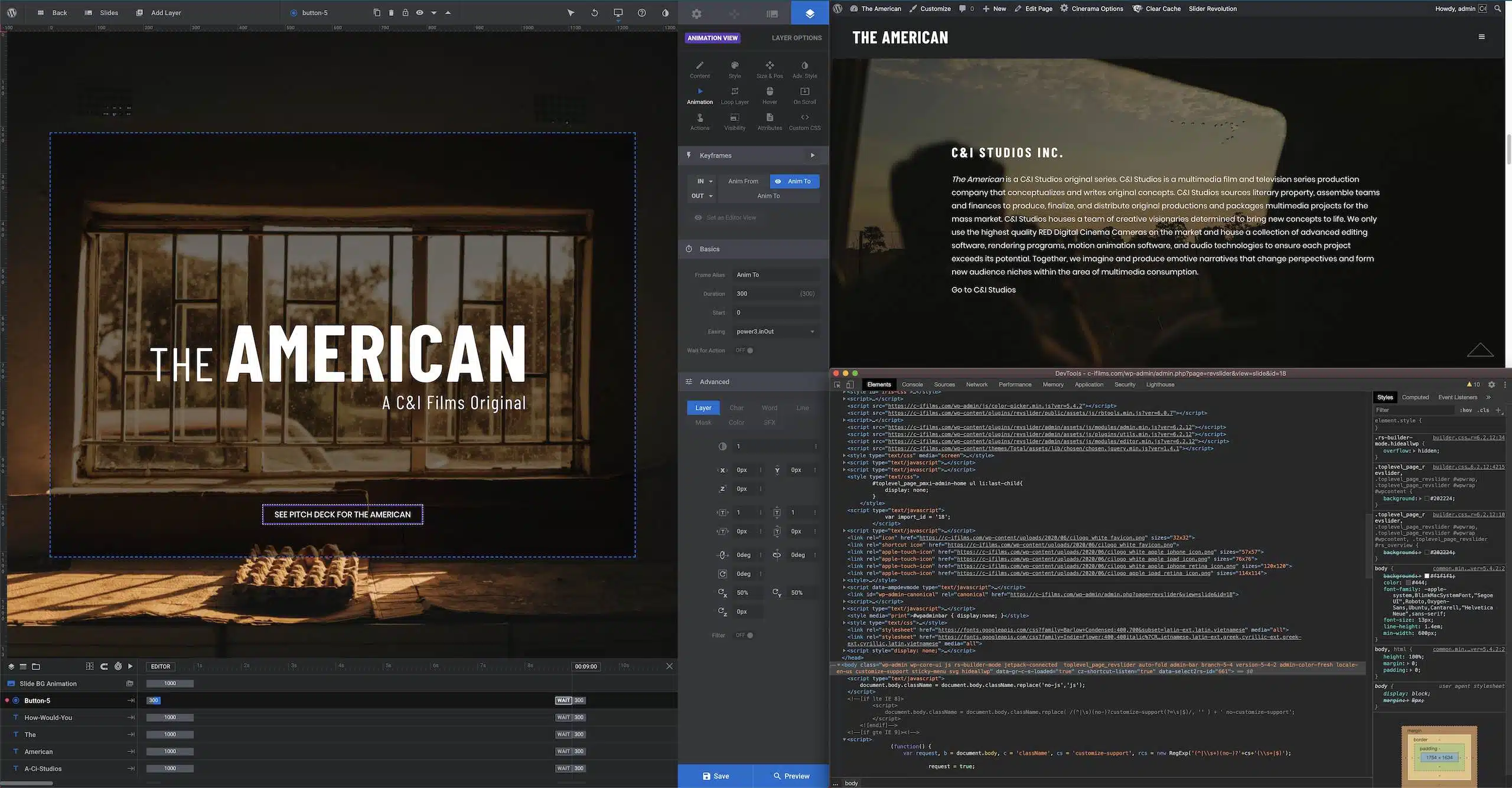 Keyword: Web Development .The American Web development web process with image and code