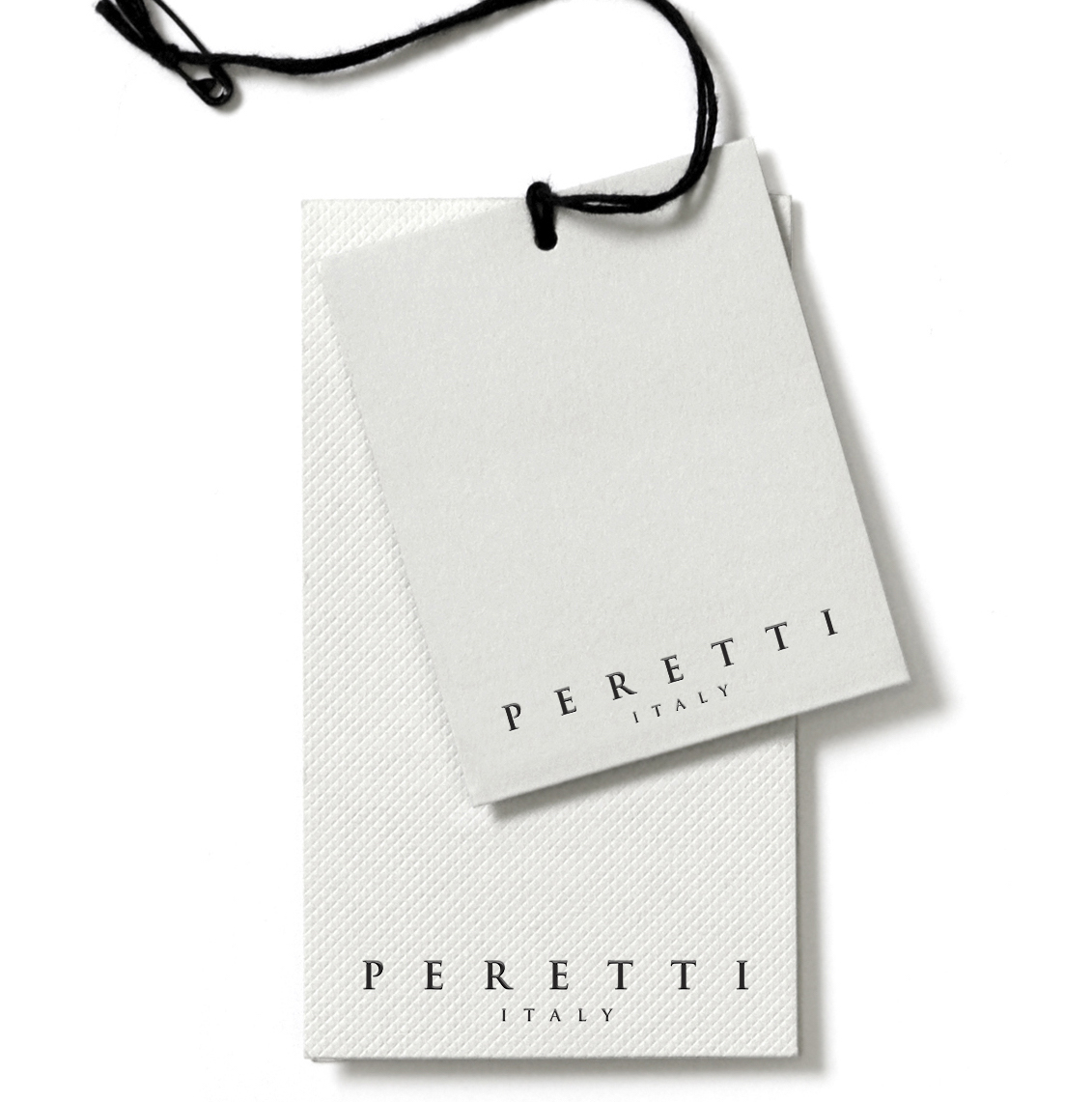 White Cropped Peretti Italy Tags