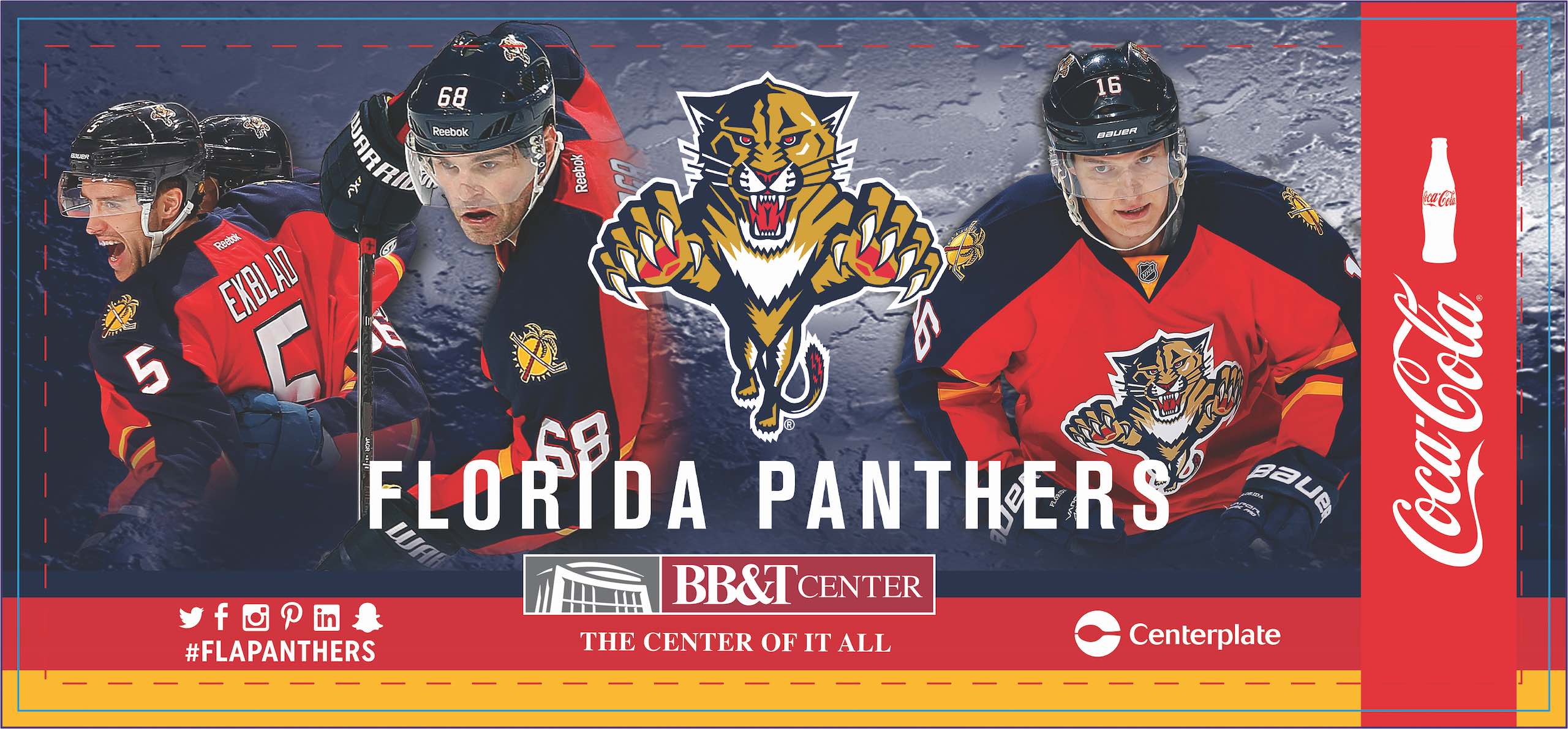 Florida Panthers Arena Cup BB&T Center Ad