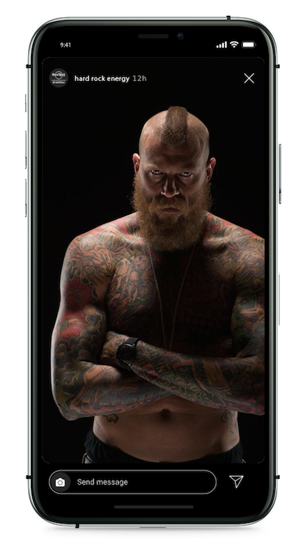 Hard Rock Energy Drinks Apple iPhone 11 Pro SOCIAL Ad