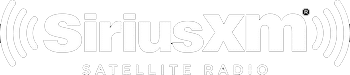 White SiriusXM Satellite Radio Logo