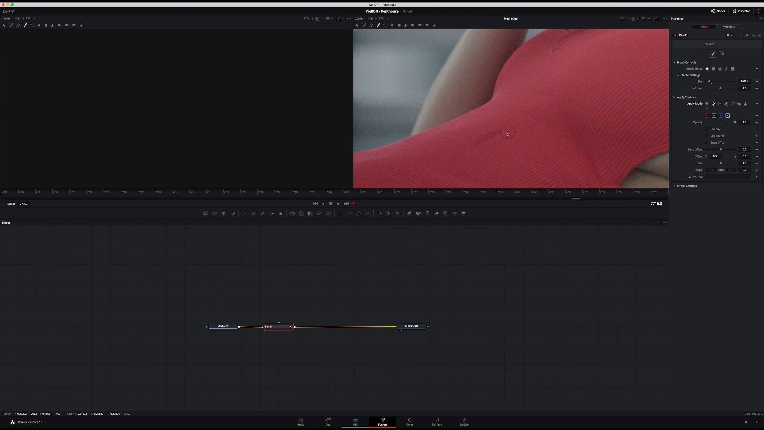 BlackMagic Design Editfest 2020 with screenshot of editing software on computer