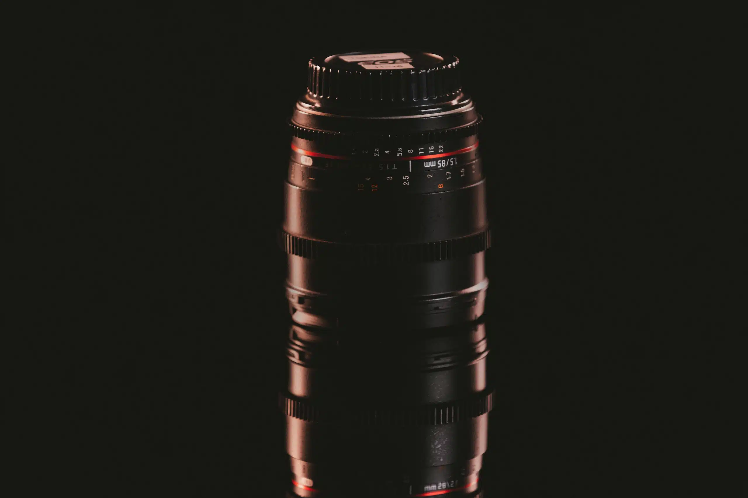 Rokinon 85mm Cine Lens for rent on display