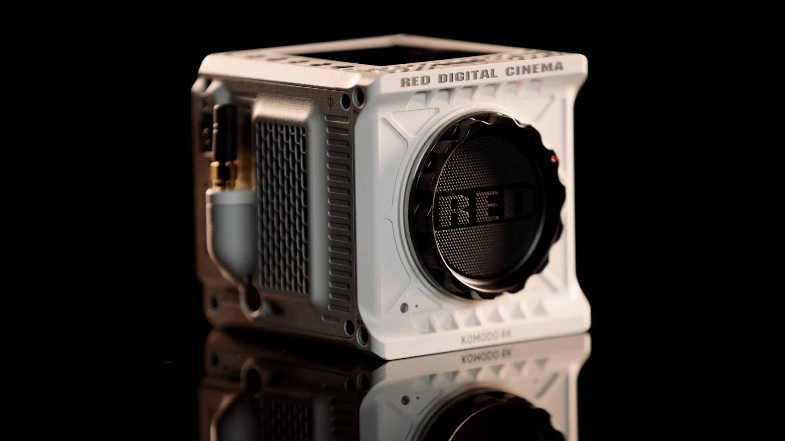 RED Komodo Distance Test White colored RED Komodo Compact Cinema Camera