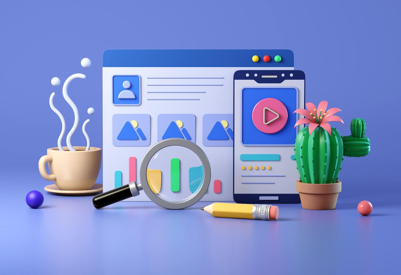 Social media concept