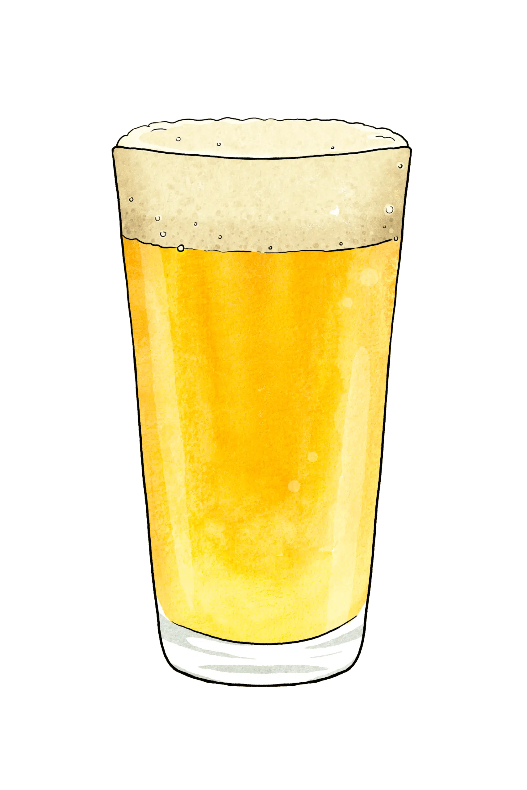 Next Door at CI drink promo art IU C&I Studios Page Beer artwork graphic