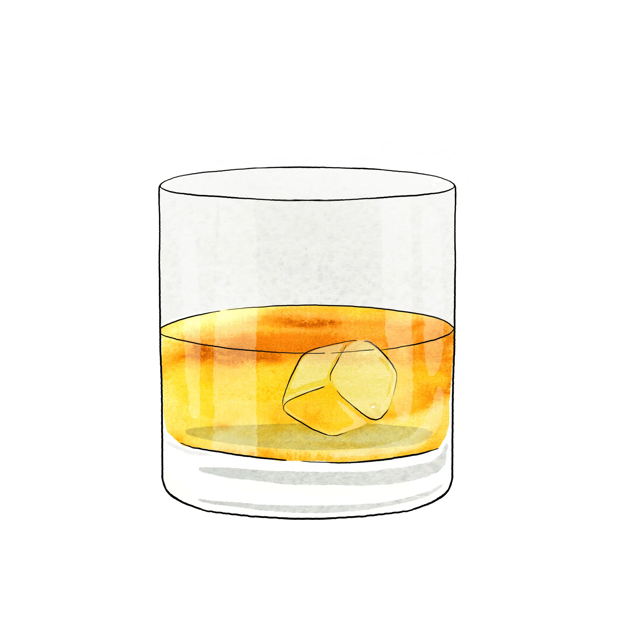 Illustrations Alcoholic Drink IU C&I Studios Page Alcoholic drink in a glass artwork graphic