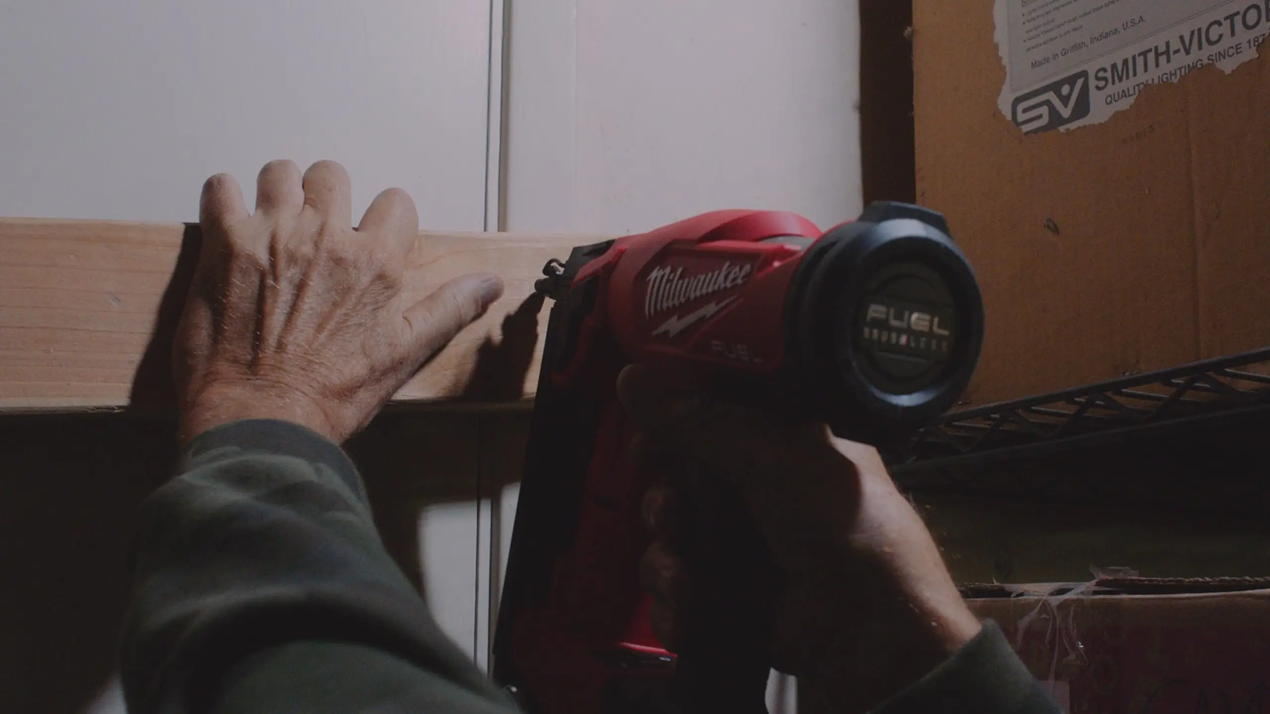 Bart McCarthy - Q Guy 15 Closeup of Milwaukee drill being used