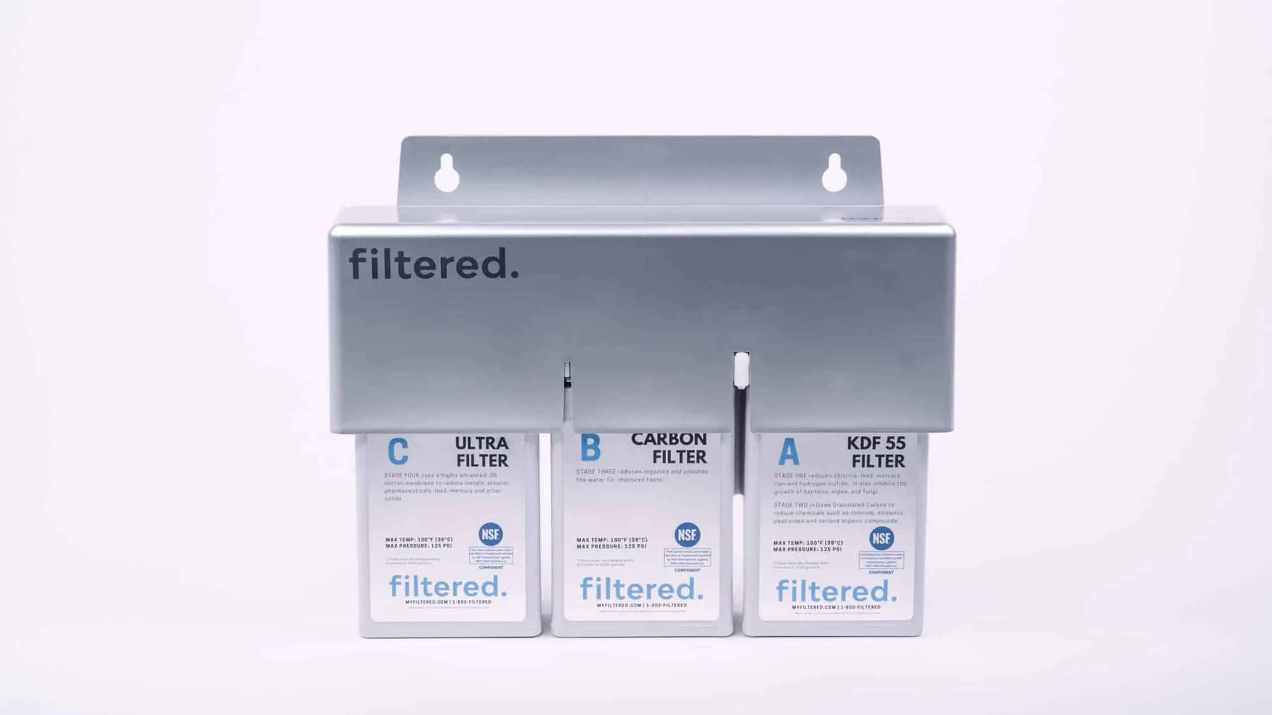 Filtered 6 Ultra, Carbon and KDF Fifty five Filter packs