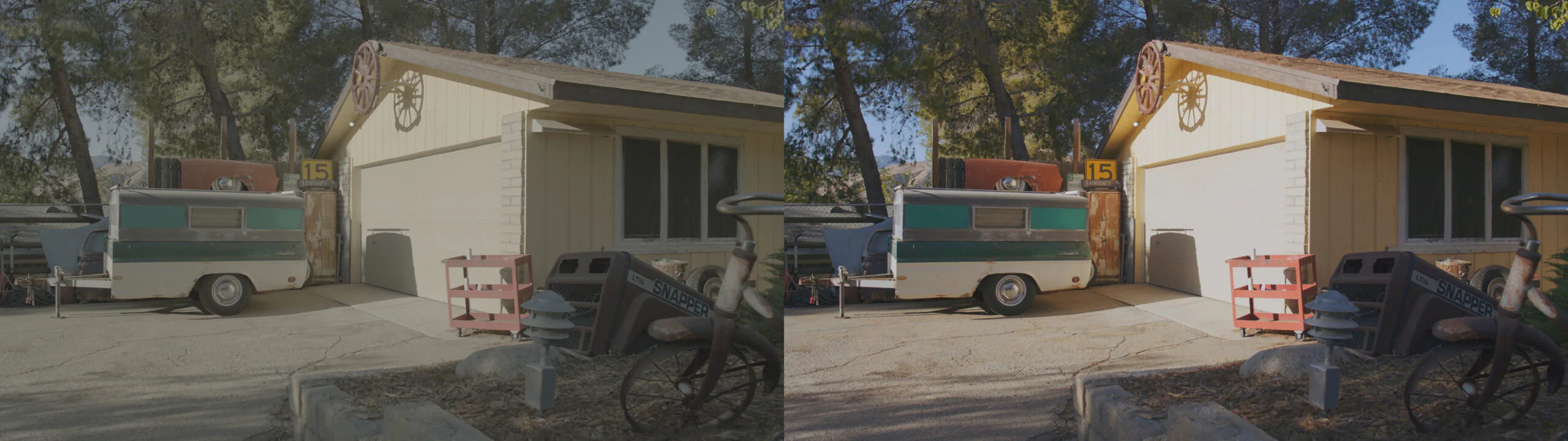 Bart McCarthy - Q Guy 18 Before & After color correction images
