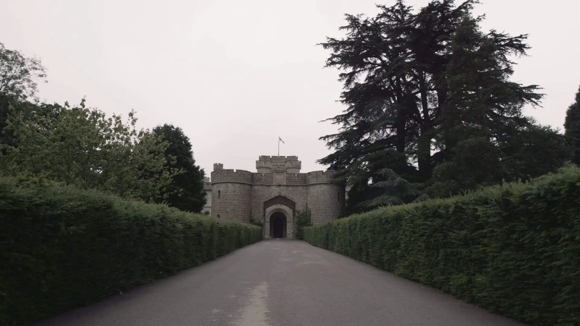 View of castle from a distance