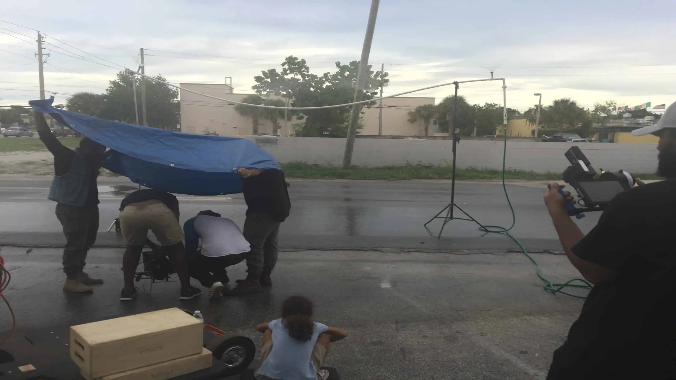 cis-page-what-is-alopecia7 Crew filming outside the studio