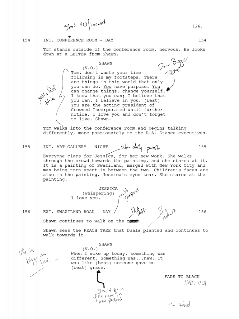 CI Script with notes