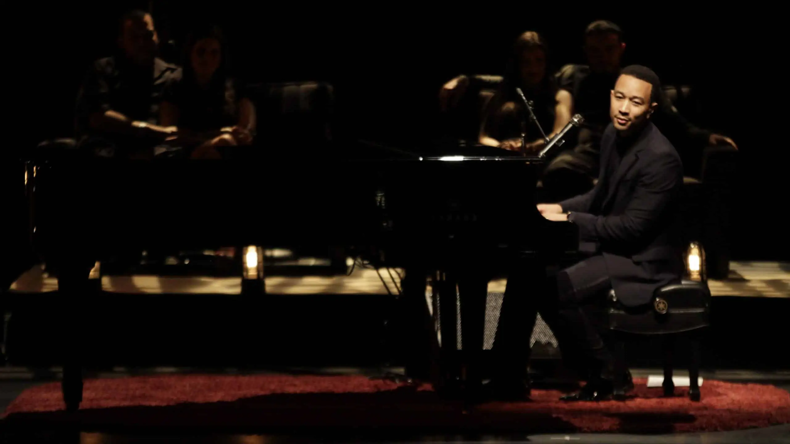 John Legend 9 Side profile of John Legend performing in concert