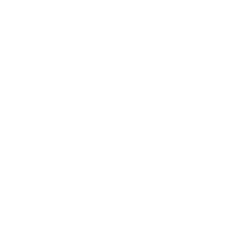 White cropped C&I Studios logo PNG