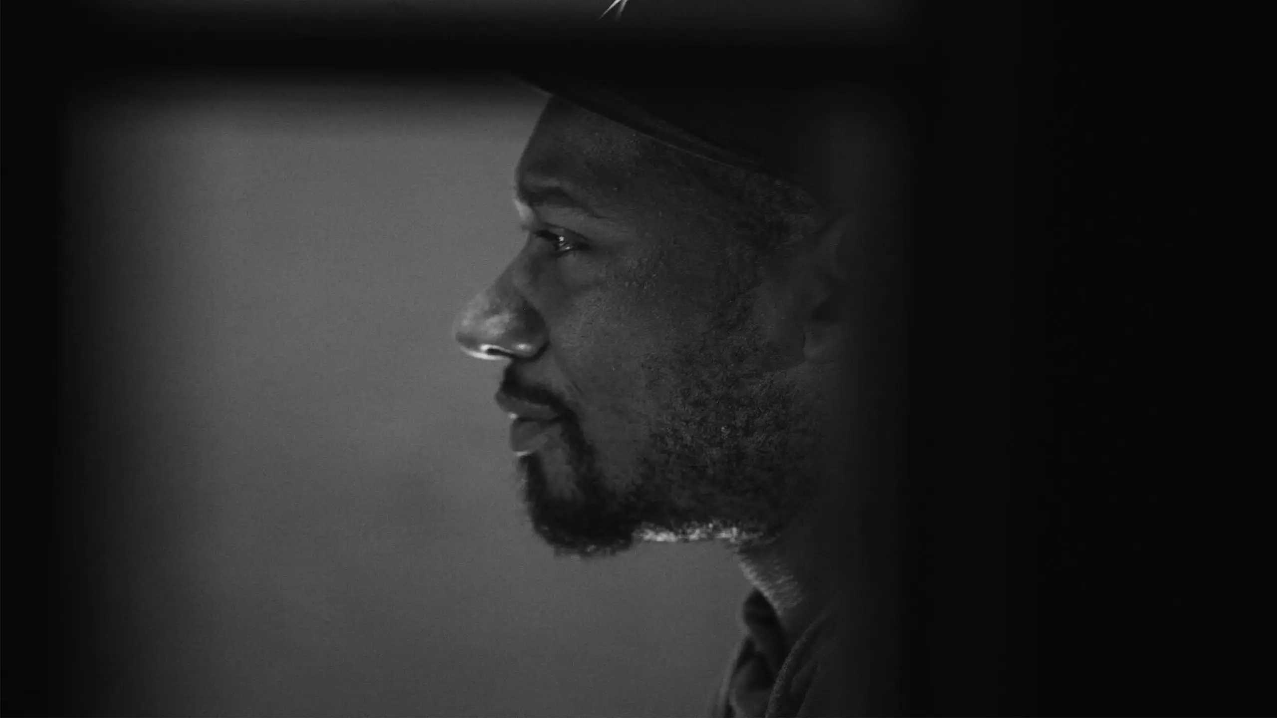 Media Marketing Consultation Services 2 Black and white side profile of Joshua