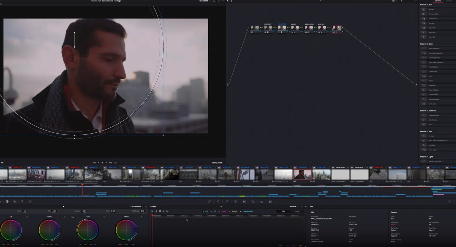 Keyword: Video Accessibility .IU Screenshot of video editing software on a computer display
