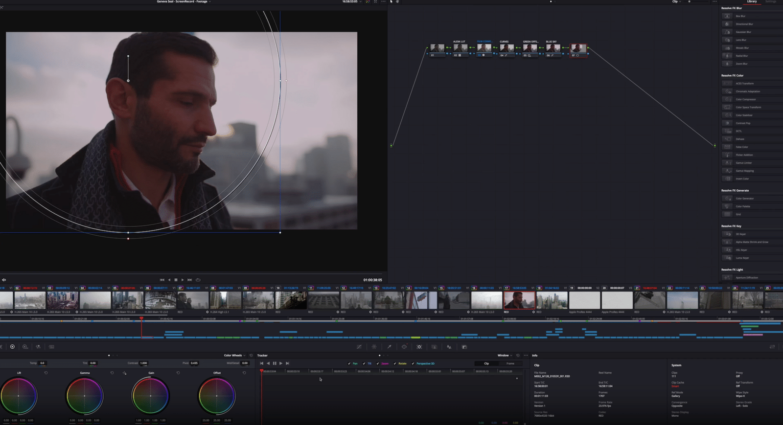 Keyword: Video Accessibility .IU Screenshot of video editing software on a computer display