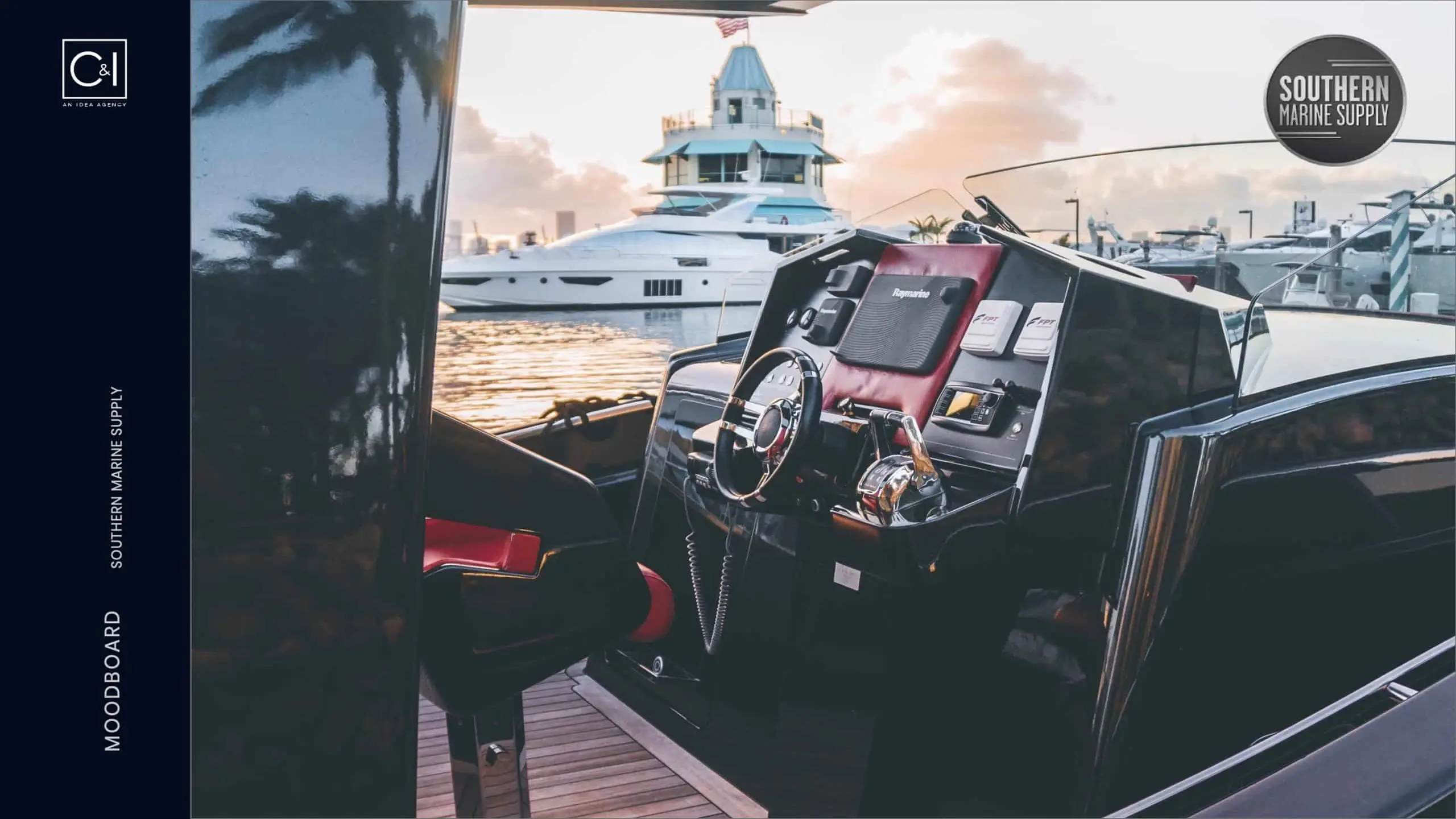 Why branding is the most important step in the web design process 2 Southern Marine Supply Moodboard
