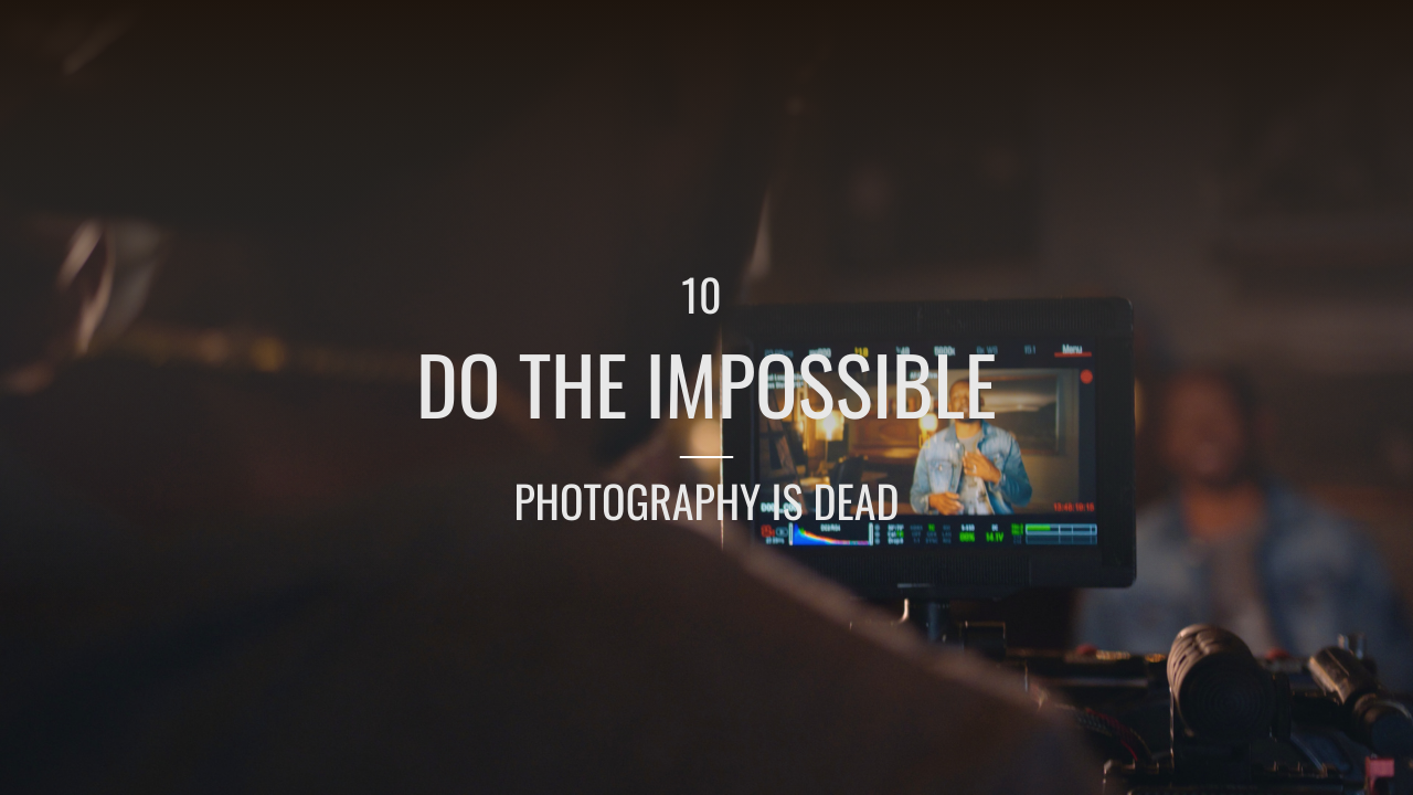 Uncreative Do The Impossible Ep 10 Photography is Dead Youtube Thumbnail