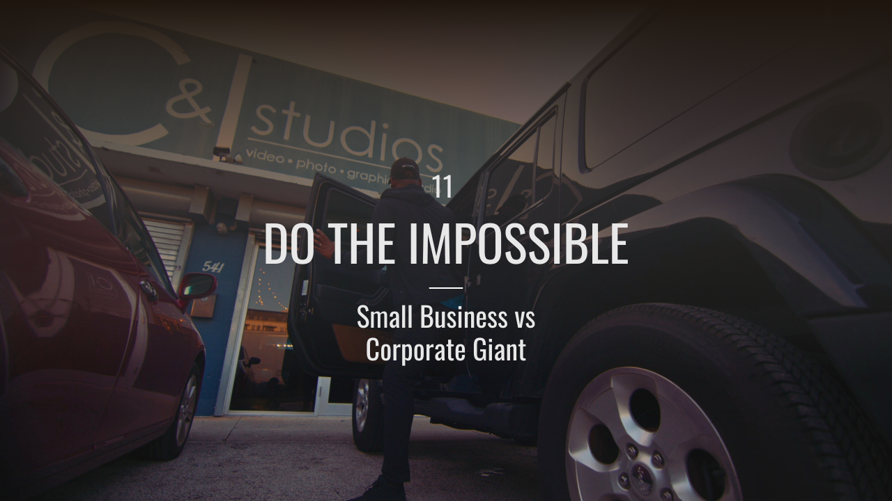 Uncreative Do The Impossible Ep 11 Small Business vs Corporate Giant Youtube Thumbnail 1