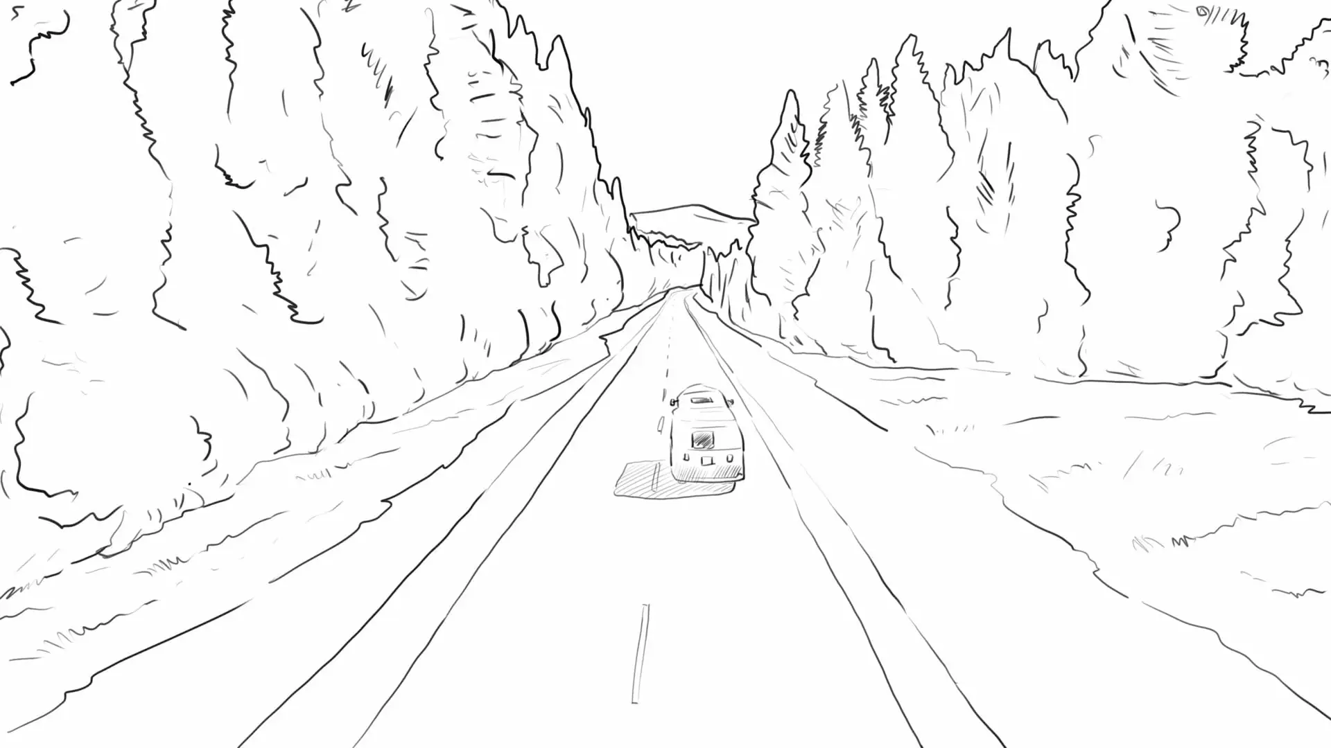 Anker Power 5 Anker Storyboard Van going down road