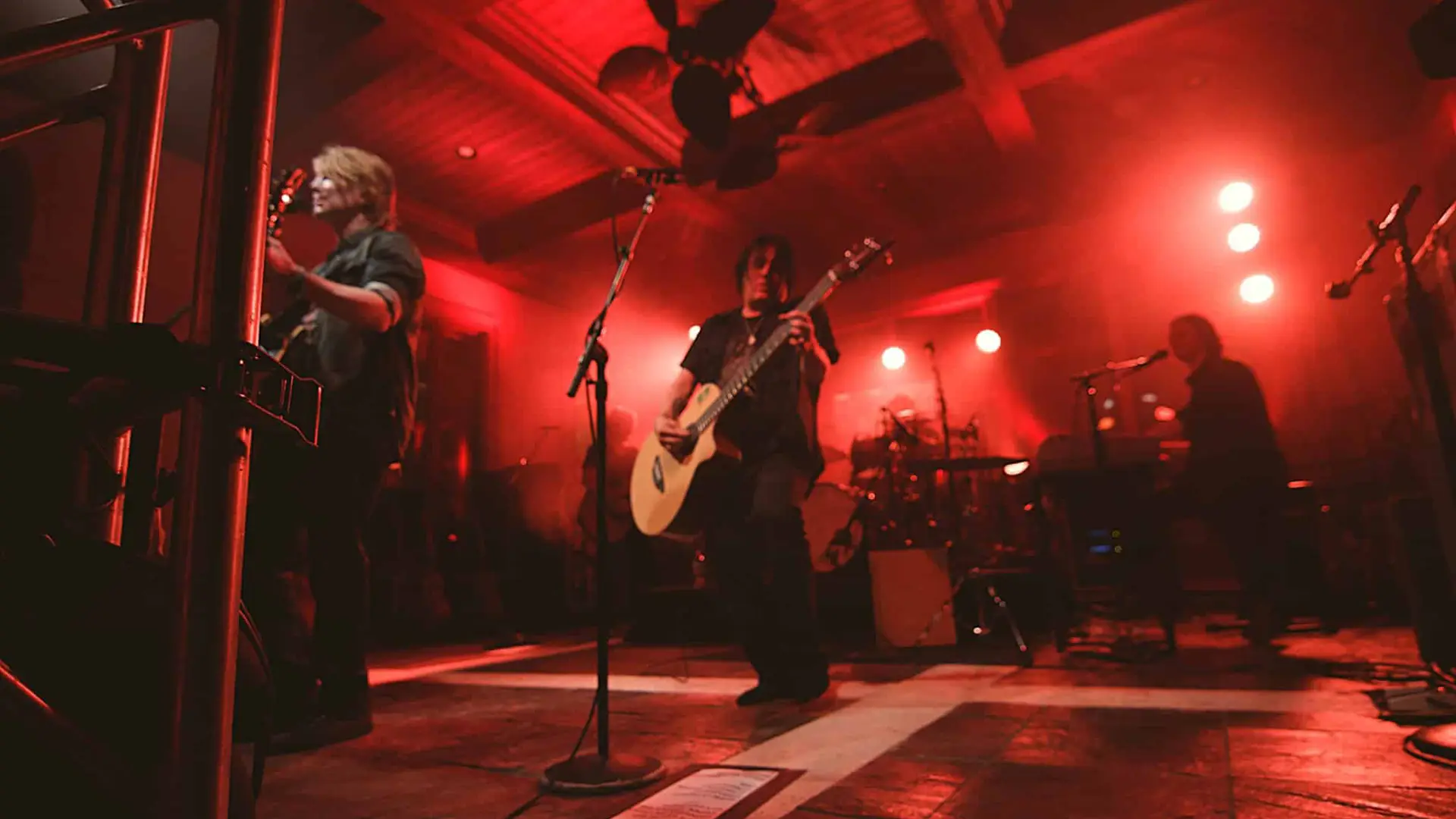 Goo Goo Dolls 2 Goo Goo Dolls performing at a concert
