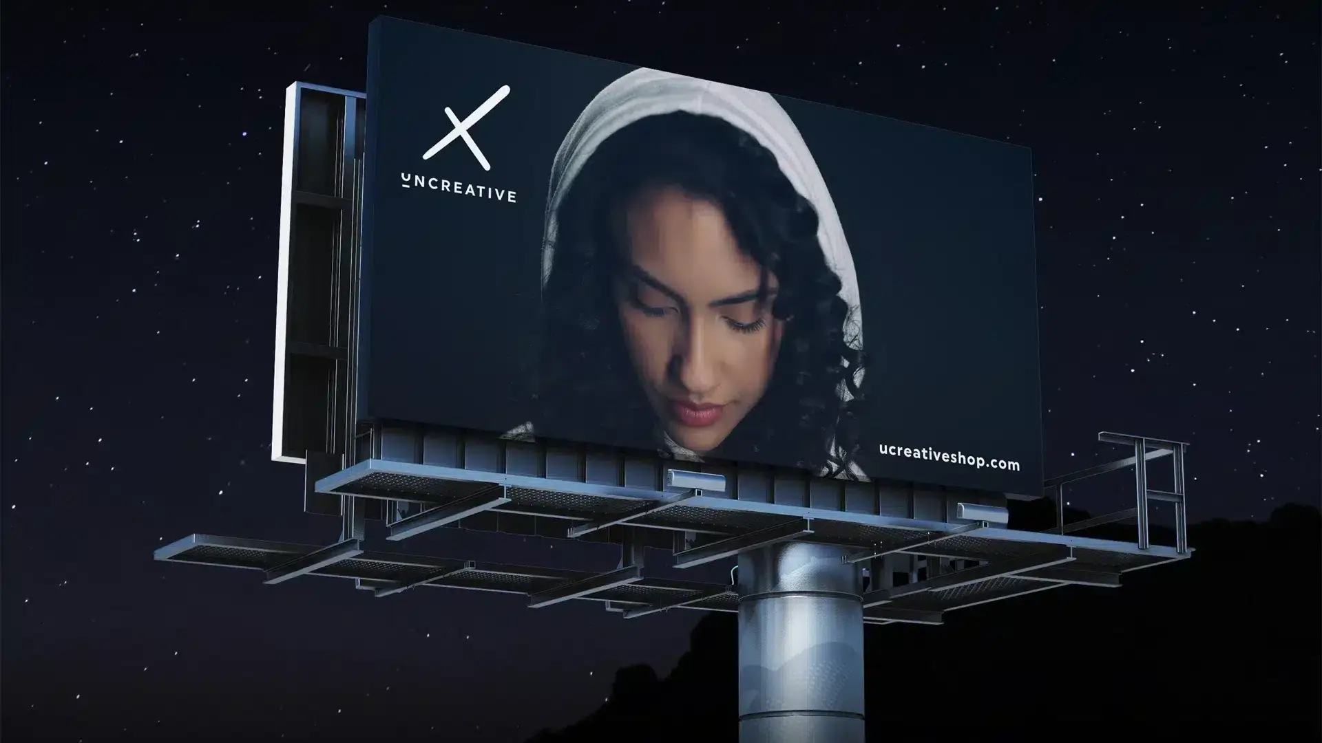 Creative Marketing Services 17 Uncreative Mockup Design on a billboard