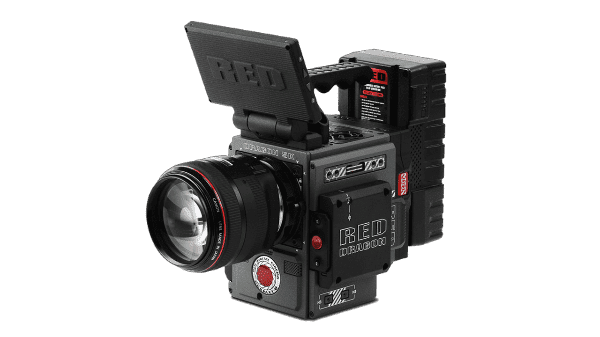 Side profile of RED SCARLET-W DRAGON