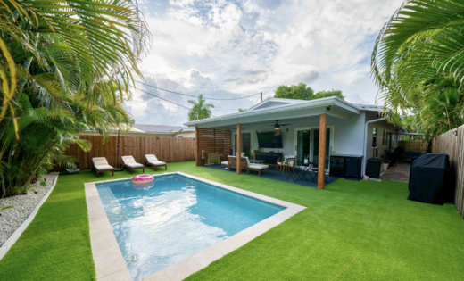 Downtown Boho Tropical Oasis with Pool wide