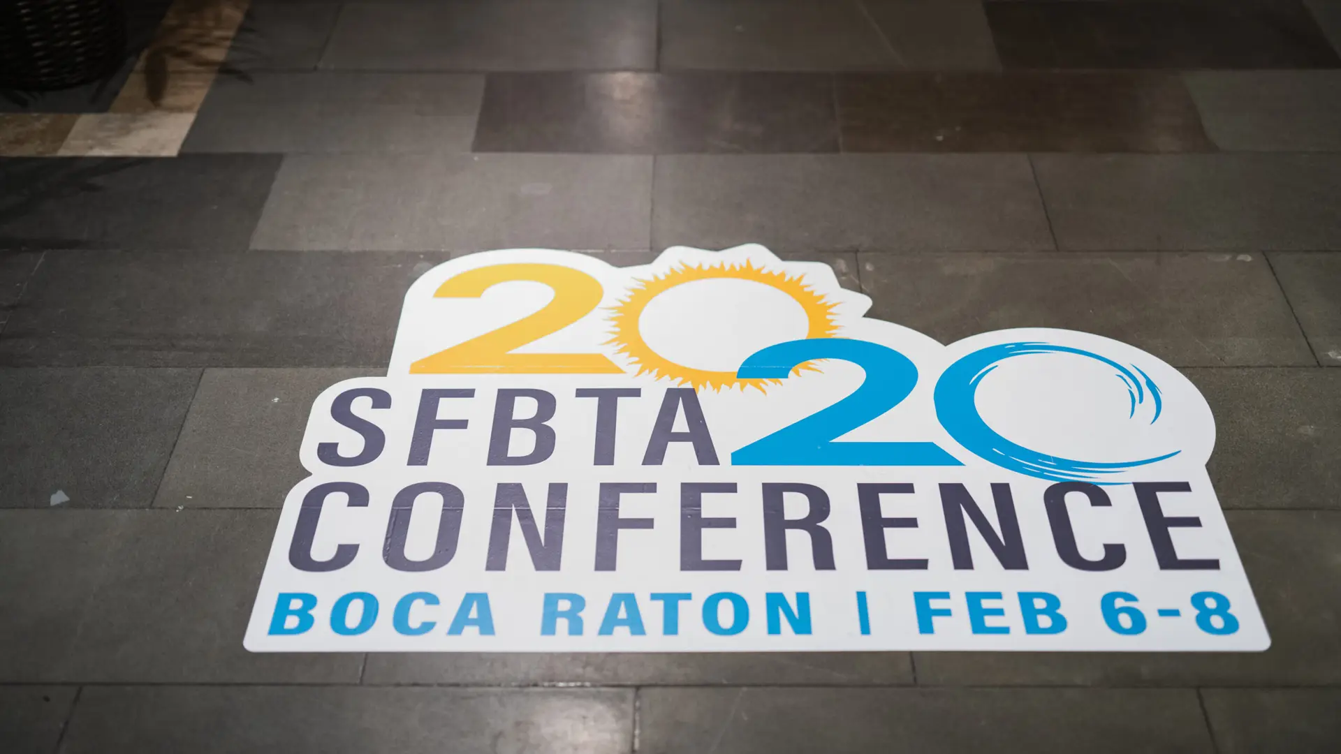 SFBTA 15 SFBTA logo on floor